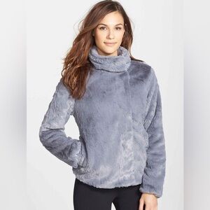 Patagonia XL Pelage Gray Lunar Frost Soft Lined High Pile Fleece Jacket